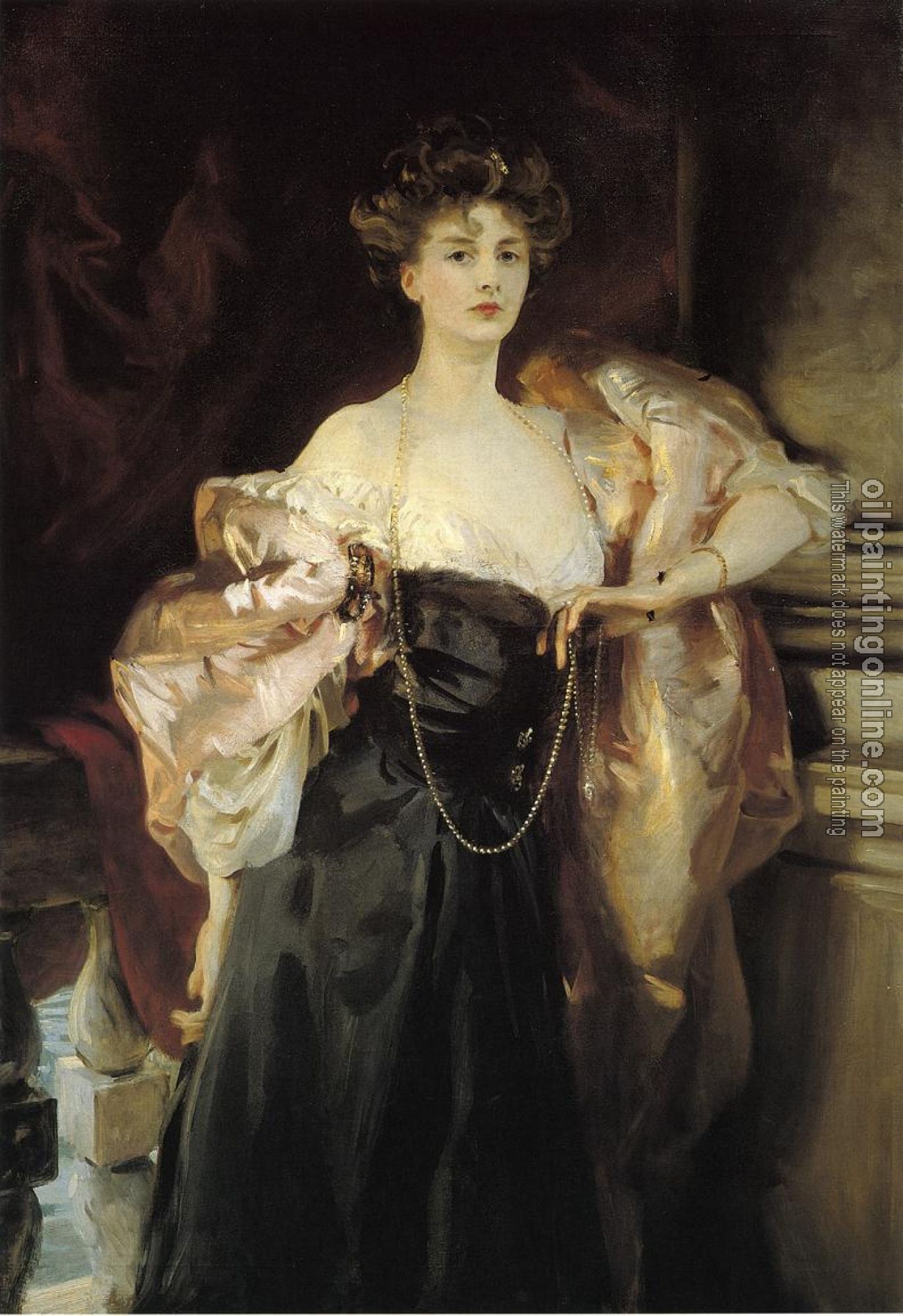 Sargent, John Singer - Portrait of Lady Helen Vincent, Viscountess d'Abernon